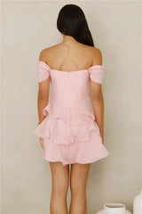 Pretty In The Sun Off Shoulder Mini Dress