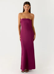 Endless Nights Maxi Dress - Plum